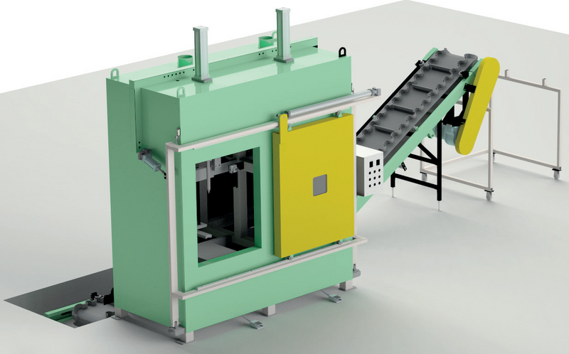Dual-station pneumatic shell remover (Environmental Bag Conveyor Line) (ZY-CK-FBX-TCB-300) 