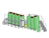 Fully automatic steam wax treatment system (ZY-NJZX)