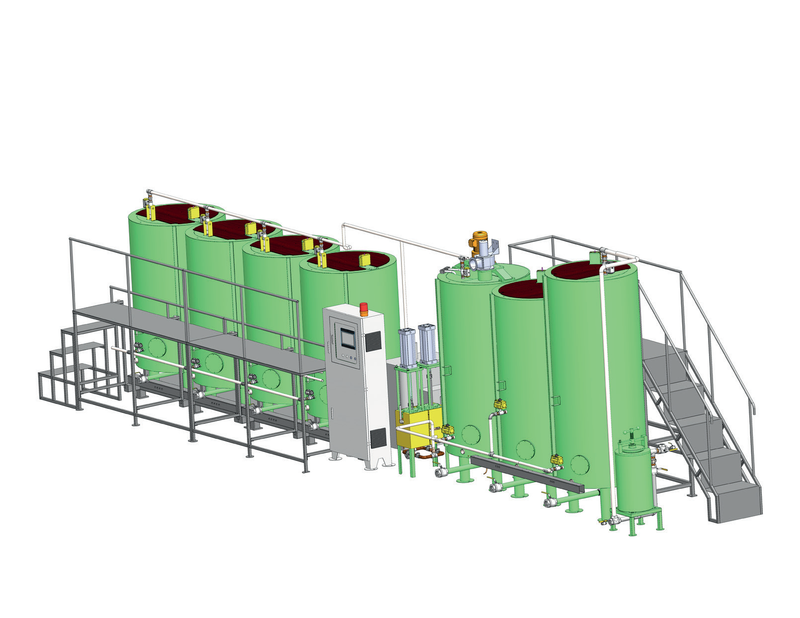 Fully automatic steam wax treatment system (ZY-NJZX)